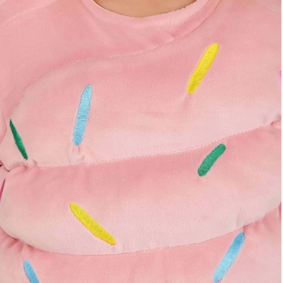 Pink Cupcake Toddler Costume Tunic with Metallic Cupcake Liner & Cherry Headband - Picture 4 of 13